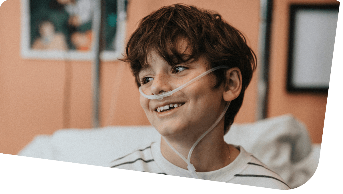 Child in hospital